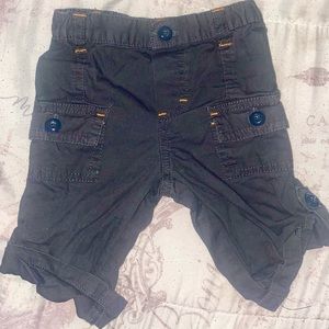 Baby Boy Grey Shorts 3-6M